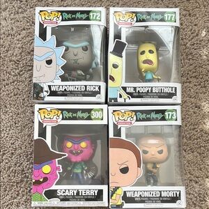 Funko Pop Rick and Morty Vinyl Figures Set